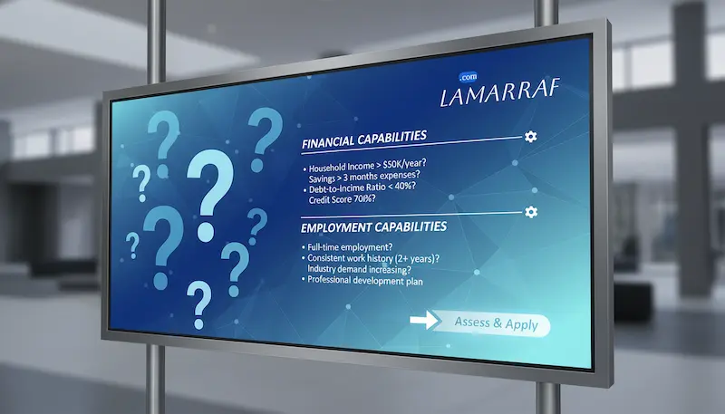 أسئلة تقييم ذاتي للعميل لضمان جاهزيته للتقديم على تمويل الراجحي.