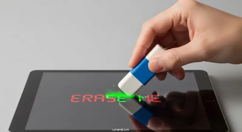 توضيح بصري لفكرة تحويل حالة التعثر المالي إلى سداد بدلًا من الحذف النهائي.