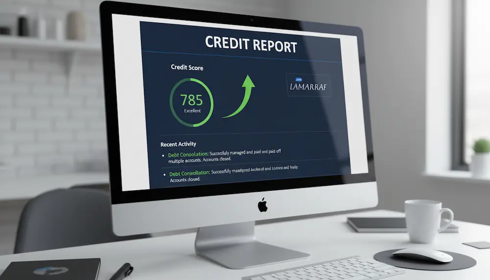 توضيح تأثير توحيد الديون على تقرير وتقييم سِمة، مع التركيز على أهمية الالتزام لتحقيق تأثير إيجابي.