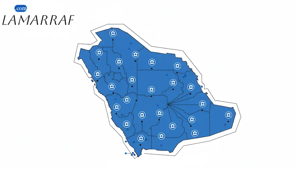 رسم يوضح البنوك الرئيسية في المملكة العربية السعودية التي تقدم منتجات تمويل إسلامي.