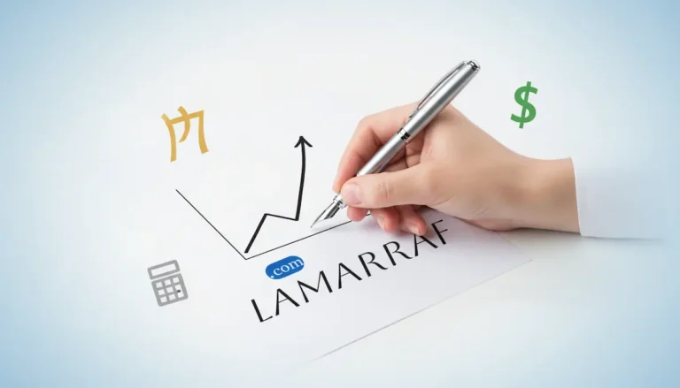 طريقة حساب القسط الشهري للقرض في السعودية، تعرض تخطيطًا ماليًا باستخدام ألوان بيضاء وزرقاء، مع يد تكتب على رسم بياني يوضح التخطيط المالي.