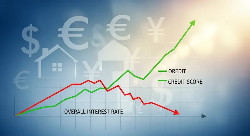 مزايا توحيد الديون، توضيح انخفاض الفائدة الإجمالية وتحسن درجة السجل الائتماني للمقترض.