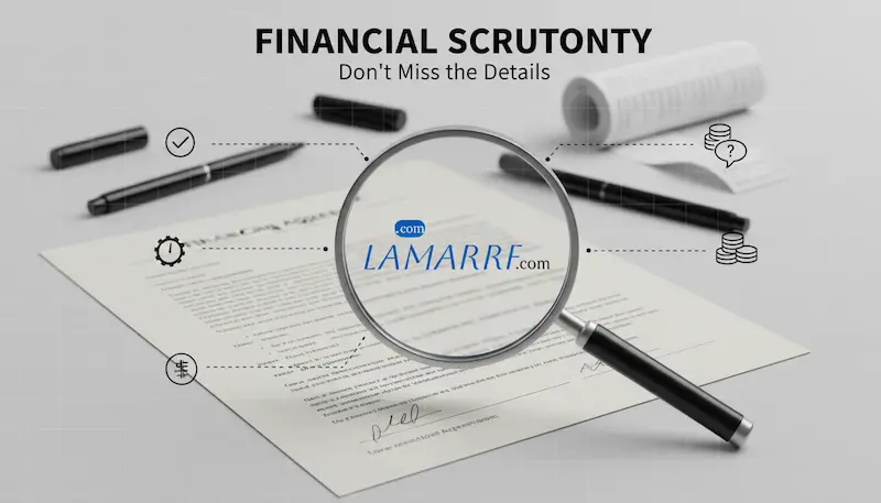 مقارنة دقيقة بين عروض التمويل المختلفة واختيار العرض الأنسب لتوحيد الديون بناءً على الفائدة والرسوم الإدارية.