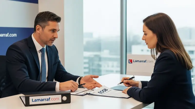  التفاوض مع البنك بخصوص مكافأة نهاية الخدمة والقروض.